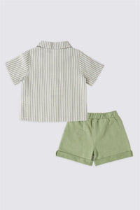 ENSEMBLE BEBE 02 PIECES GREEN
