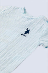 ENSEMBLE BEBE 02 PIECES BLEU-CLAIR
