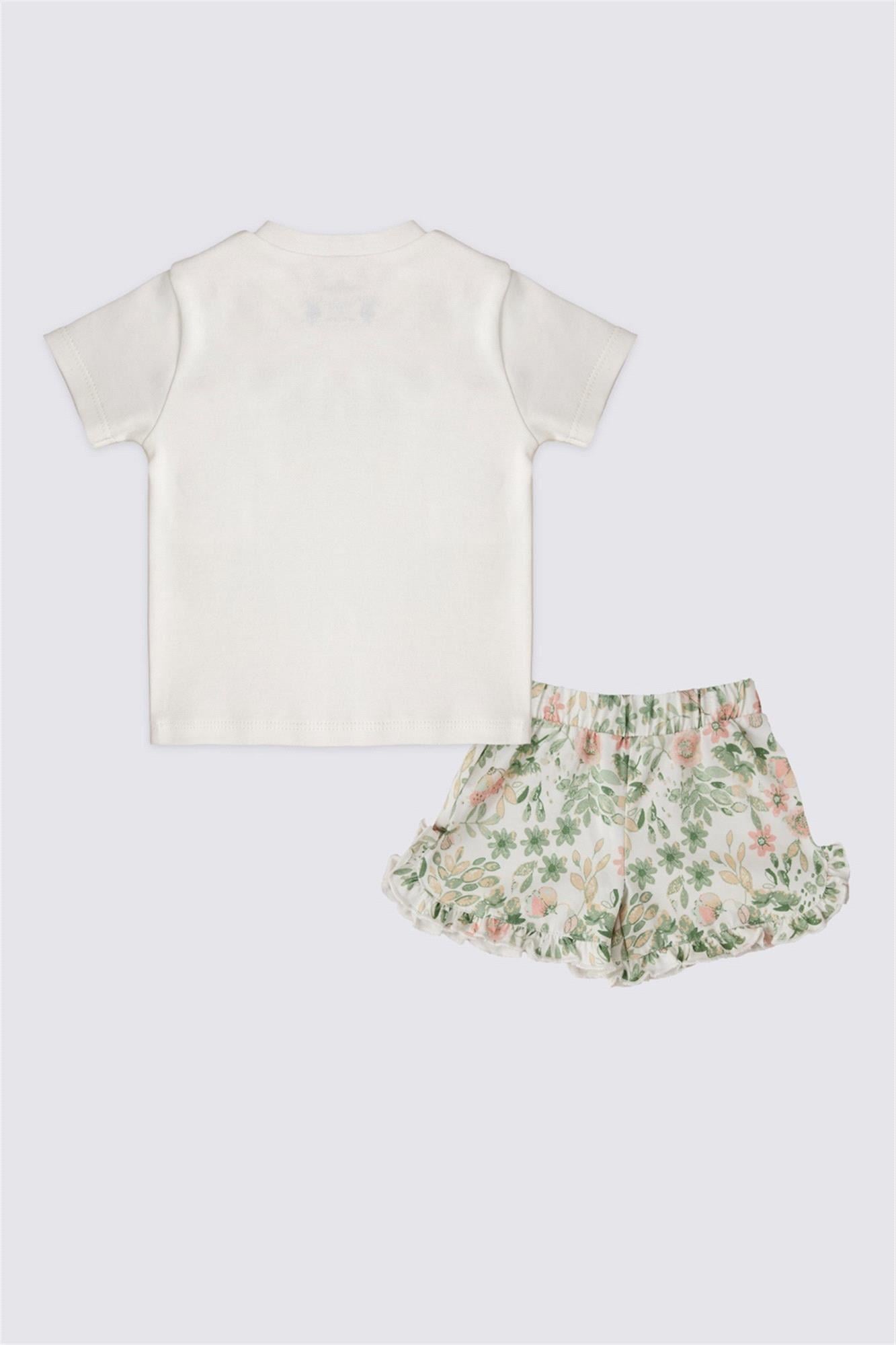 ENSEMBLE FILLE 02 PIECE WHITE