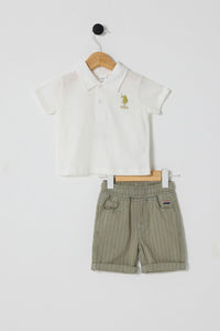 Ensemble deux pièces BOY WHITE-KAKI