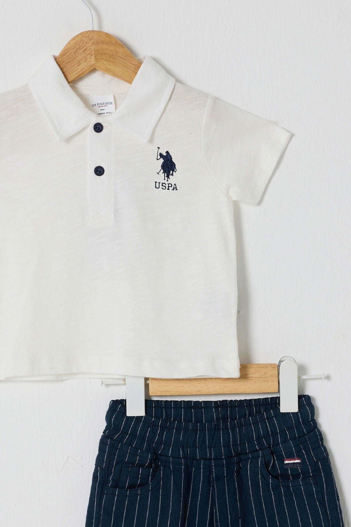 ENSEMBLE GARCON 02 PIECES WHITE-BLUE