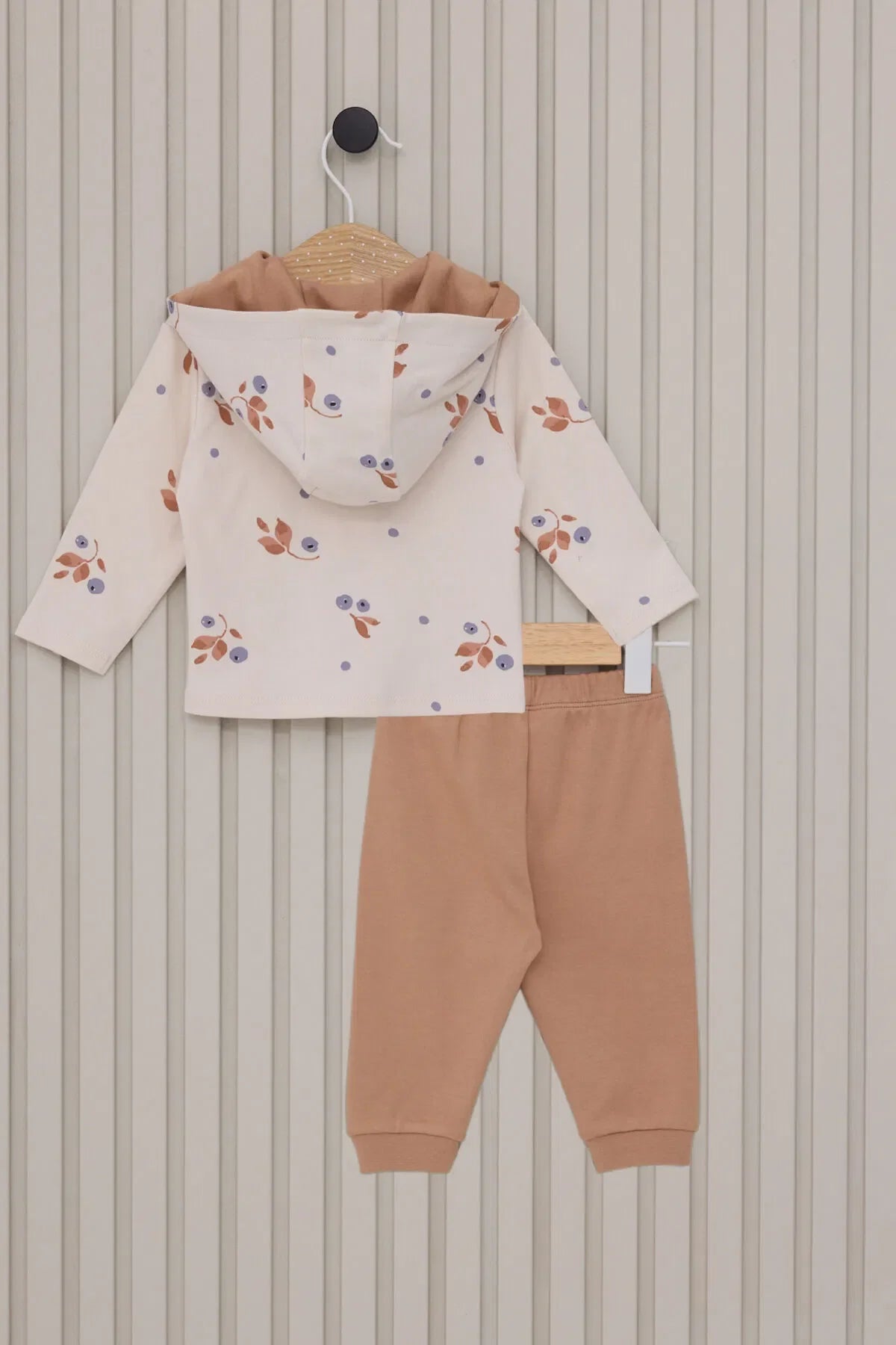 ENSEMBLE BEBE 03 PIECES BEIGE-CLAIR