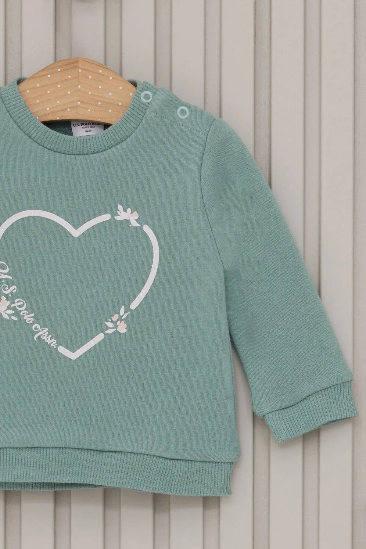 ENSEMBLE BEBE 02 PIECES VERT-D'EAU