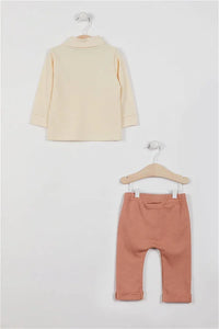 ENSEMBLE BEBE 02 PIECES ECRU