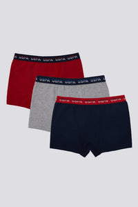 LOT DE 03 BOXERS GARCON RED