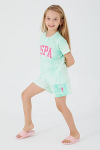 ENSEMBLE FILLE GREEN