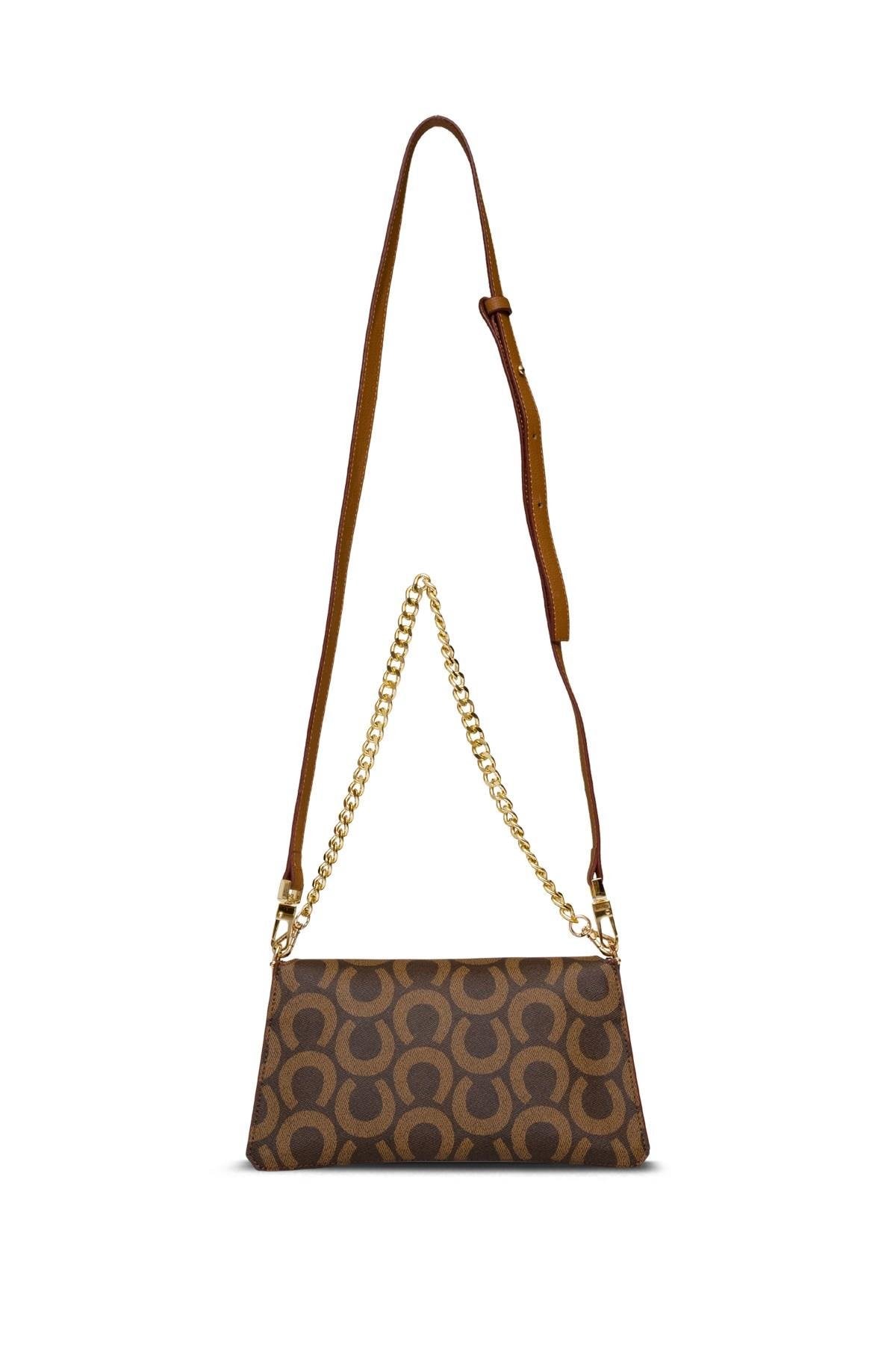 Women's bag US25168 BROWN