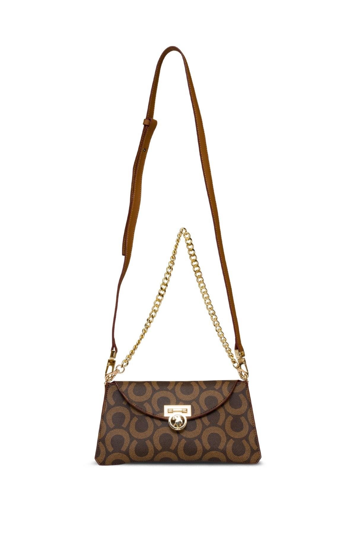 Women's bag US25168 BROWN
