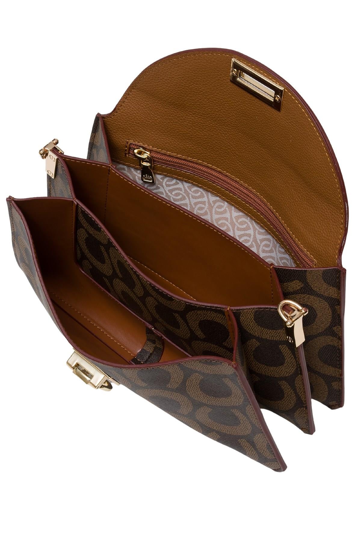 Women's bag US25168 BROWN